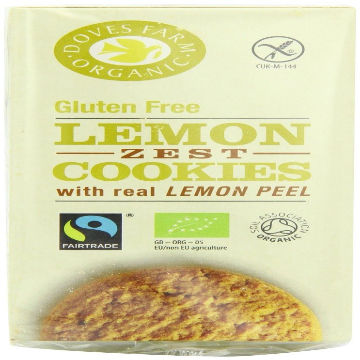 (4 PACK) - Doves Farm - Org Lemon Zest Cookies | 150g | 4 PACK BUNDLE
