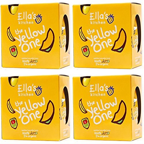 (4 PACK) - Ellas Kitchen - Smoothie Fruit - Yellow One mltpc | 5 x 90g | 4 PACK BUNDLE