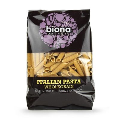 (6 PACK) - Biona - Organic Wholewheat Penne | 500g | 6 PACK BUNDLE