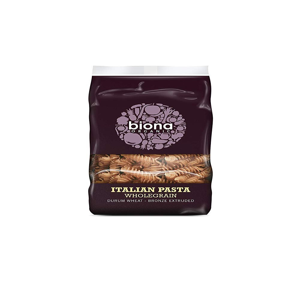 (12 PACK - Biona - Organic Wholemeal Fusilli | 500g | 12 PACK BUNDLE