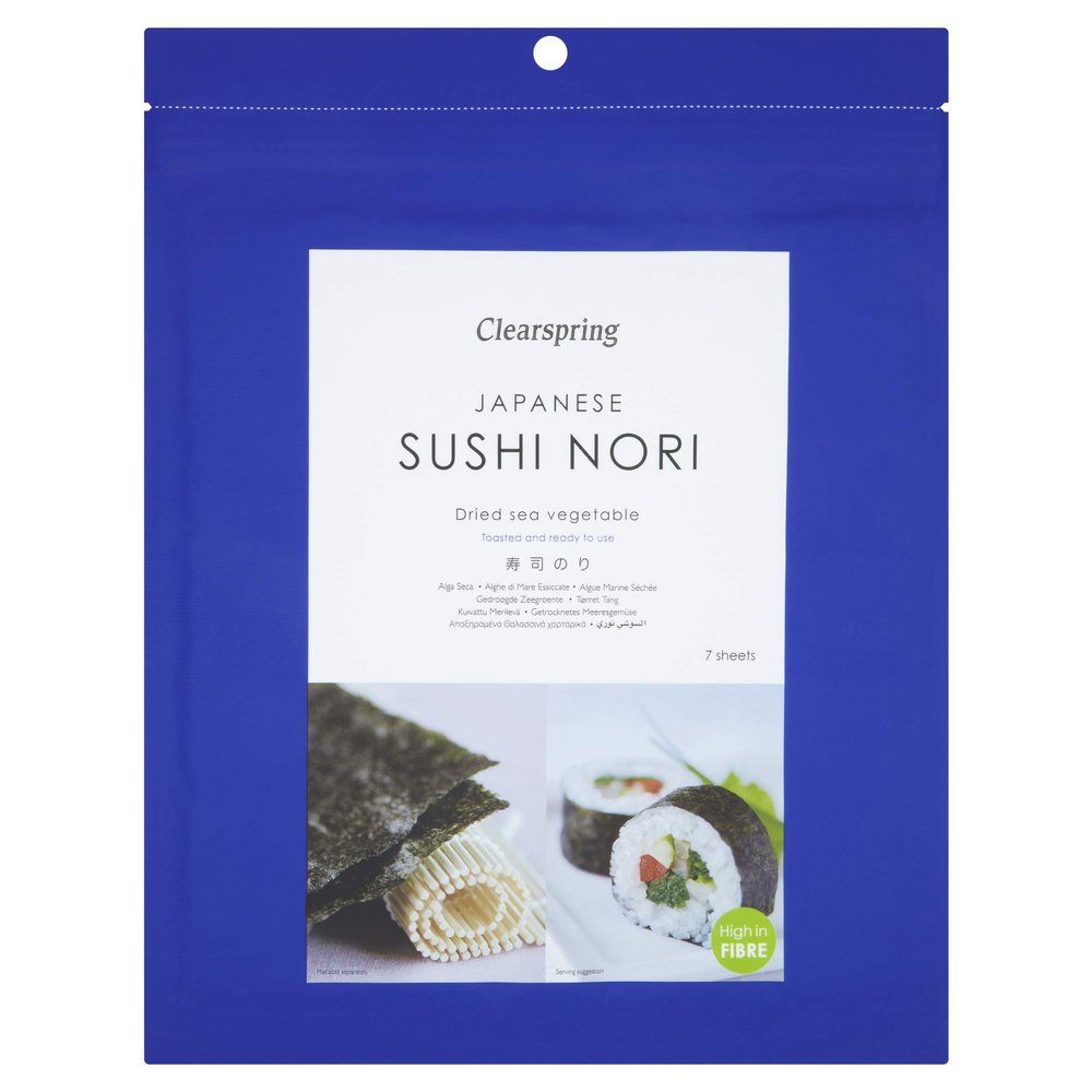 Clearspring I Sushi Nori - Toasted I 12 x 17g