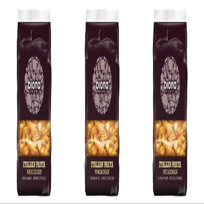 (3 PACK - Biona - Organic Wholemeal Fusilli | 500g | 3 PACK BUNDLE