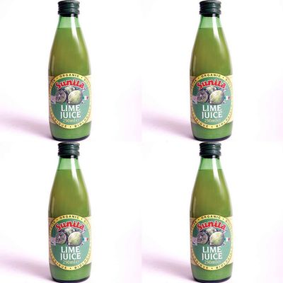(4 PACK) - Sunita - Org Lime Juice | 250ml | 4 PACK BUNDLE