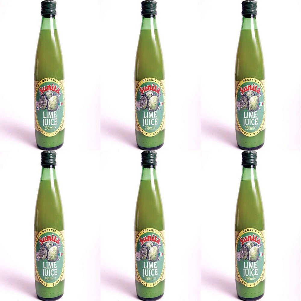 (6 PACK) - Sunita - Org Lime Juice | 250ml | 6 PACK BUNDLE