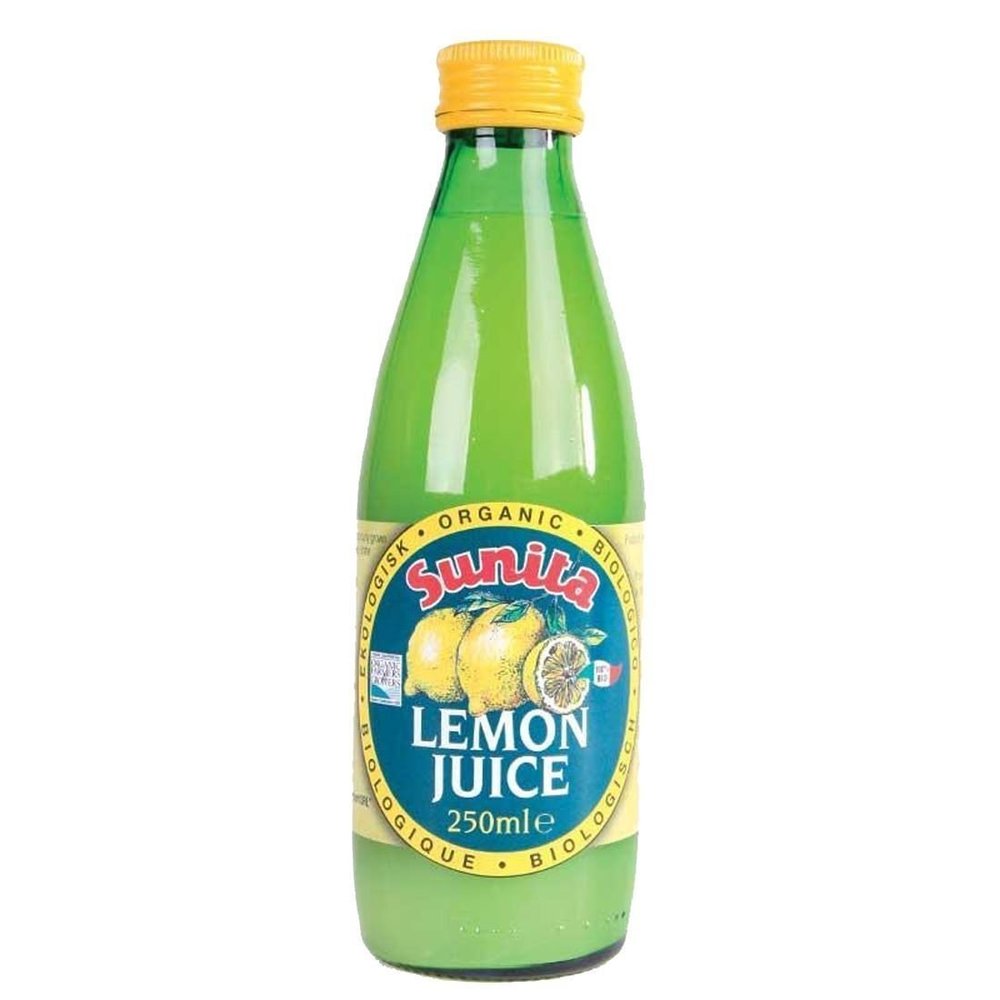 (10 PACK) - Sunita - Org Lemon Juice | 250ml | 10 PACK BUNDLE