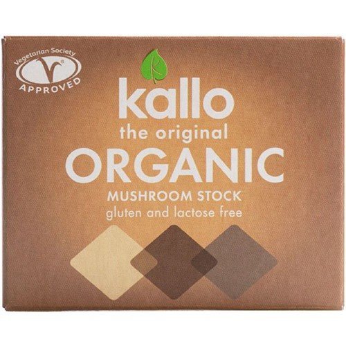 (12 PACK) - Kallo - Mushroom Stock Cubes | 66g | 12 PACK BUNDLE