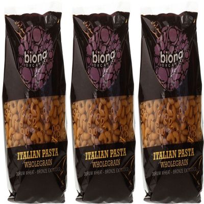 (3 PACK) - Biona - Org Wholewheat Macaroni | 500g | 3 PACK BUNDLE
