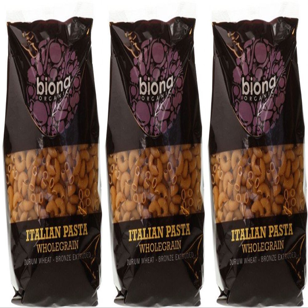 (3 PACK) - Biona - Org Wholewheat Macaroni | 500g | 3 PACK BUNDLE