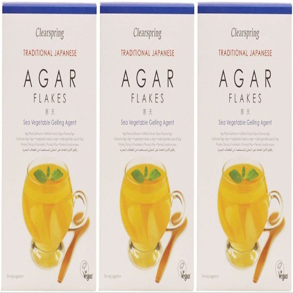 (3 PACK - Clearspring - Agar Flakes | 28g | 3 PACK BUNDLE