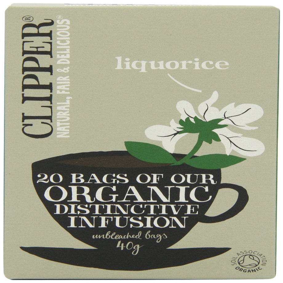 (4 PACK) - Clipper - Organic Liquorice Infusion | 20 Bag | 4 PACK BUNDLE