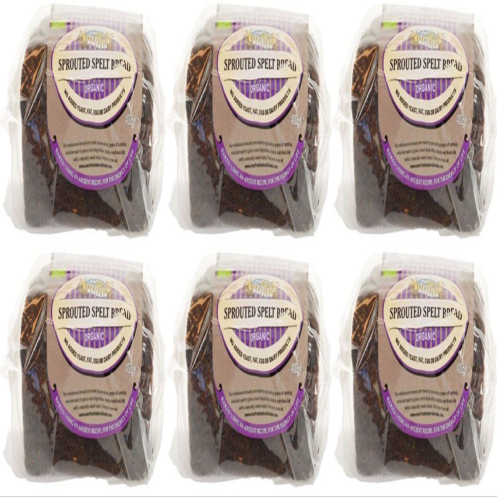 (6 PACK) - Everfresh Natural Foods - Org Sprout Spelt Bread | 400g | 6 PACK BUNDLE