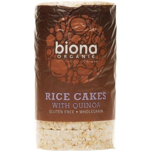 (12 PACK) - Biona - Org Rice Cakes with Quinoa | 100g | 12 PACK BUNDLE
