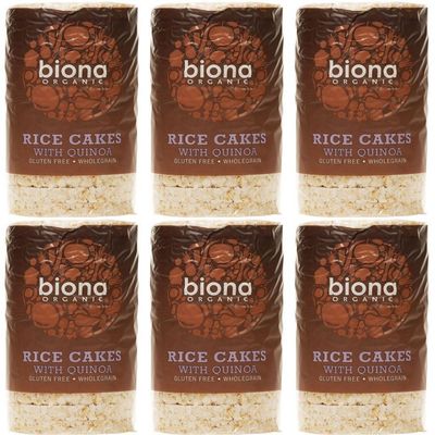 (6 PACK) - Biona - Org Rice Cakes with Quinoa | 100g | 6 PACK BUNDLE