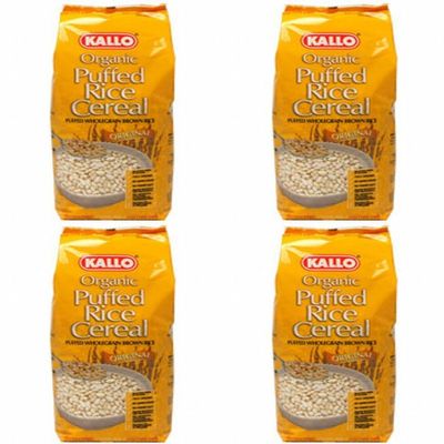 (4 PACK) - Kallo - Org Puffed Rice Cereal | 225g | 4 PACK BUNDLE