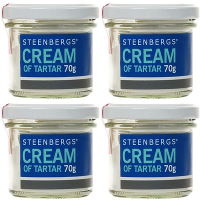 (4 PACK) - Steenbergs - Cream of Tartar | 70g | 4 PACK BUNDLE