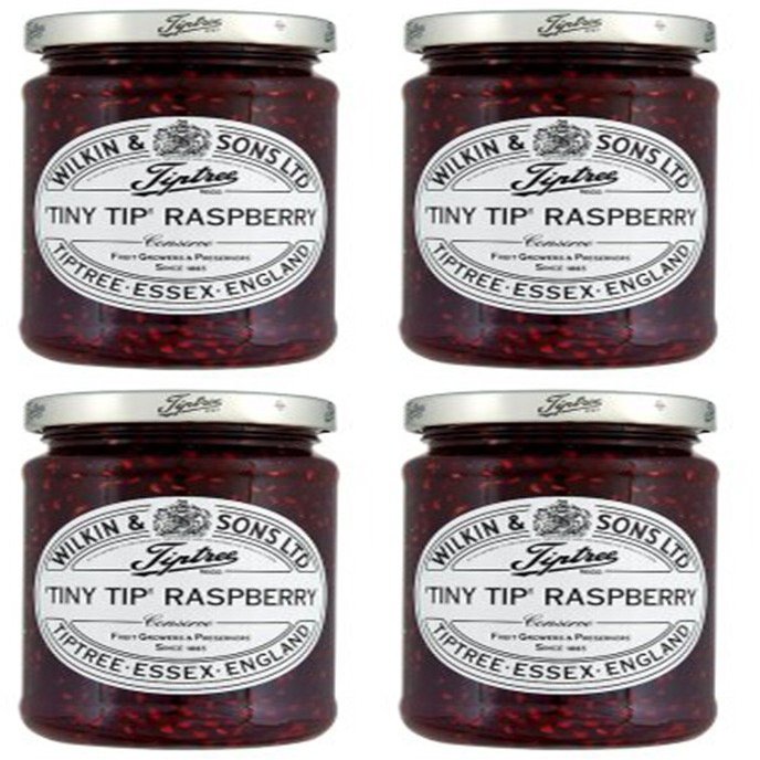 (4 PACK) - Tiptree - Tiny Tip Raspberry Conserve | 340g | 4 PACK BUNDLE
