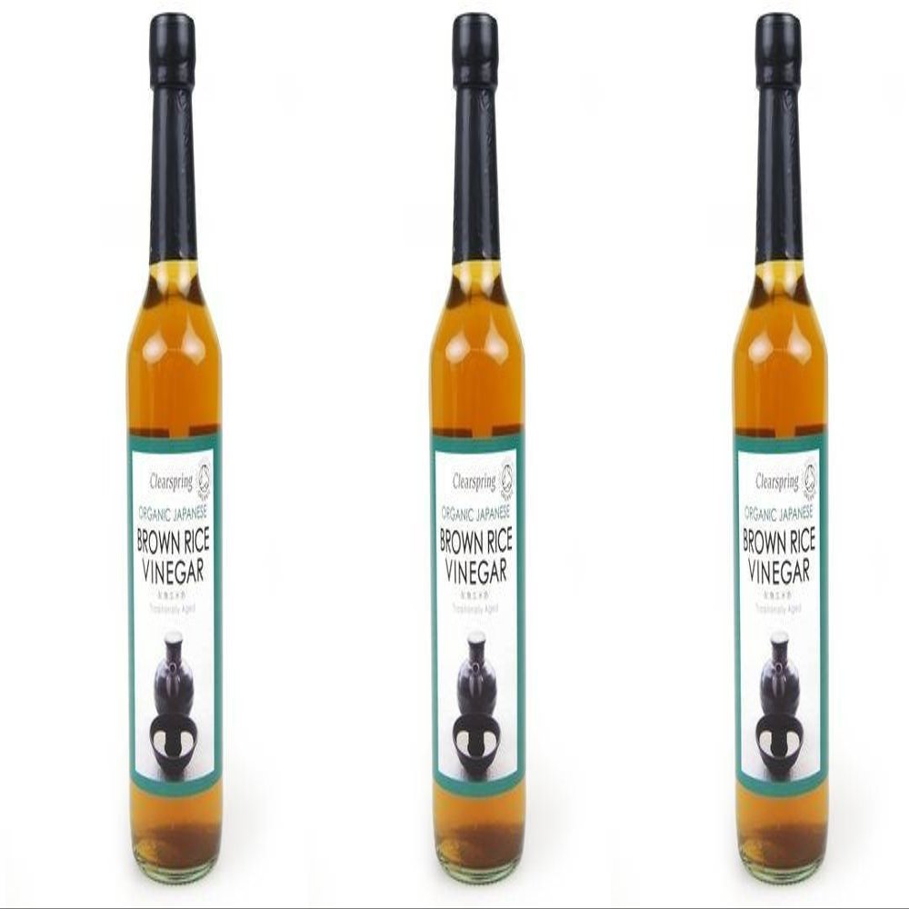 (3 PACK) - Clearspring - Organic Brown Rice Vinegar | 500ml | 3 PACK BUNDLE