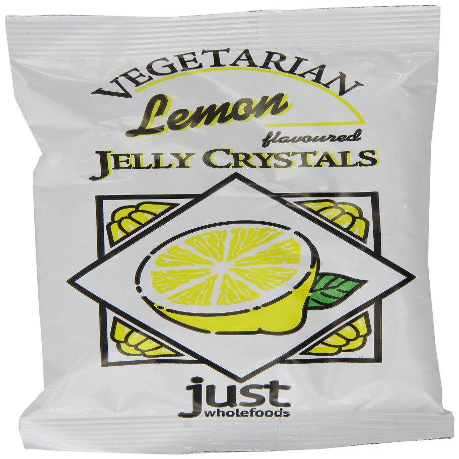 (4 PACK) - Just Wholefoods - Lemon Jelly Crystals | 85g | 4 PACK BUNDLE