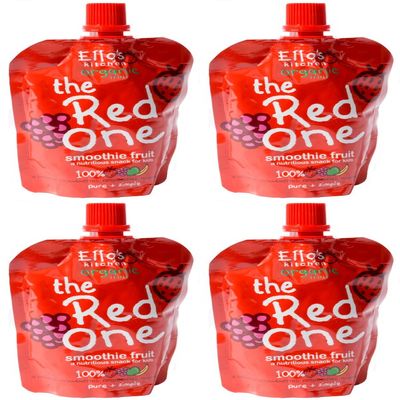 (4 PACK) - Ellas Kitchen - Smoothie Fruit - Red One | 90g | 4 PACK BUNDLE