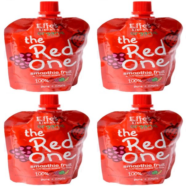 (4 PACK) - Ellas Kitchen - Smoothie Fruit - Red One | 90g | 4 PACK BUNDLE
