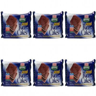 (6 PACK) - Kallo - Rice Cakes Milk Chocolate | 90g | 6 PACK BUNDLE