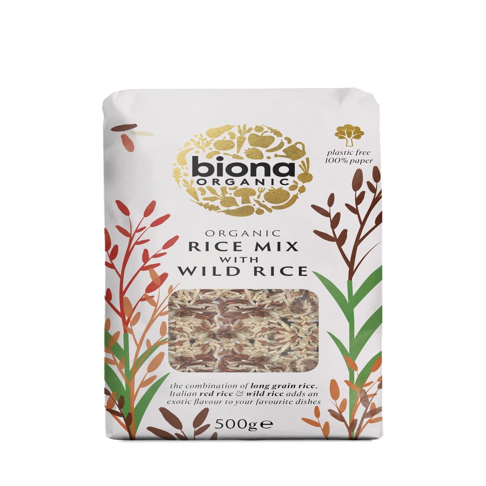 (12 PACK) - Biona - Org Wild Rice Mix | 500g | 12 PACK BUNDLE