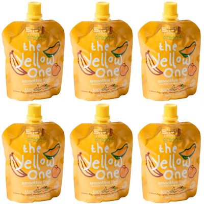 (6 PACK) - Ellas Kitchen - Smoothie Fruit - Yellow One | 90g | 6 PACK BUNDLE