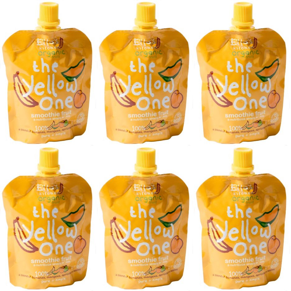 (6 PACK) - Ellas Kitchen - Smoothie Fruit - Yellow One | 90g | 6 PACK BUNDLE