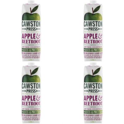 (4 PACK) - Cawston Press - Brilliant Beetroot Juice | 1000ml | 4 PACK BUNDLE