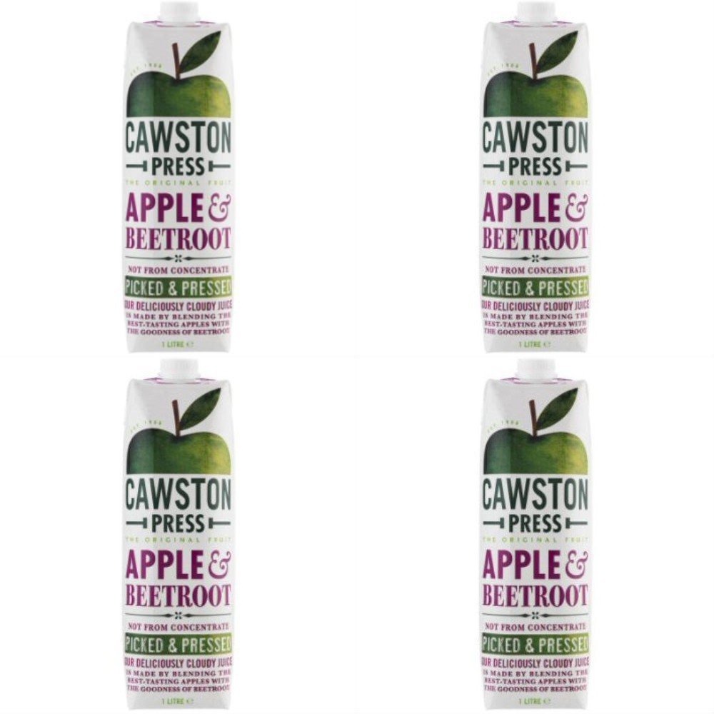 (4 PACK) - Cawston Press - Brilliant Beetroot Juice | 1000ml | 4 PACK BUNDLE