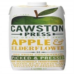 (12 PACK) - Cawston Press - Apple & Elderflower Juice | 1000ml | 12 PACK BUNDLE