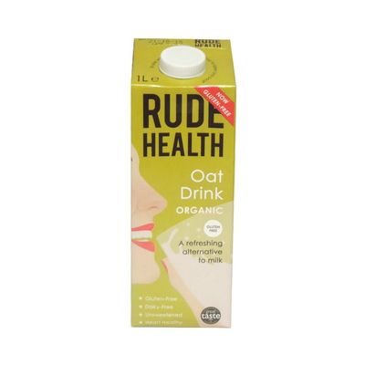 (10 PACK) - Rude Health - Organic Oat Drink | 1000ml | 10 PACK BUNDLE