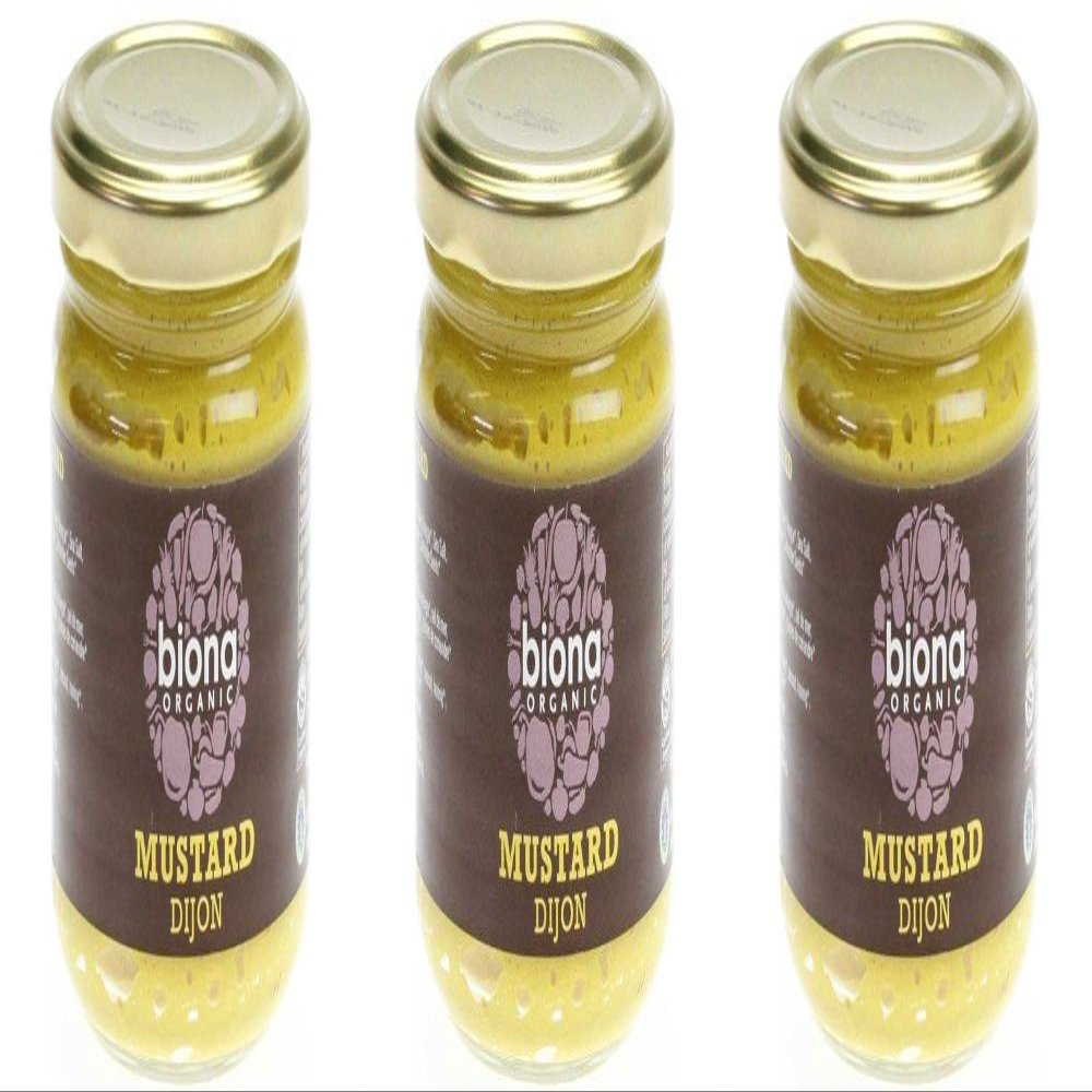 (3 Pack) - Biona - Org Dijon Mustard | 200g | 3 Pack Bundle