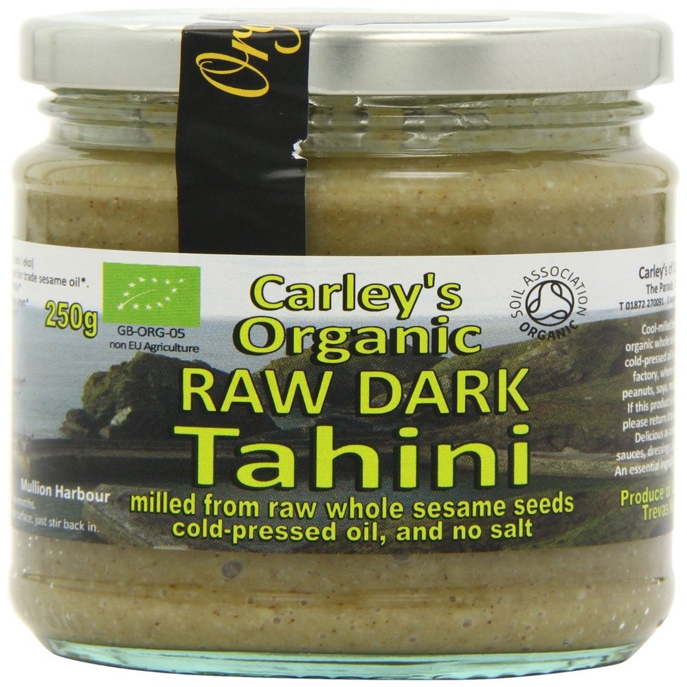 (10 PACK) - Carley's - Org Raw Dark Tahini | 250g | 10 PACK BUNDLE