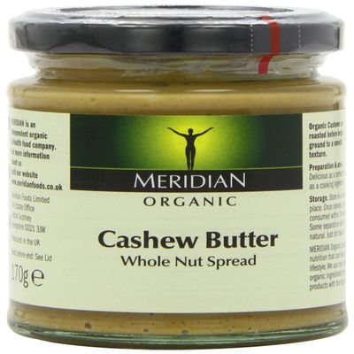 Meridian Cashew Butter Smooth Organic 12 X 170G