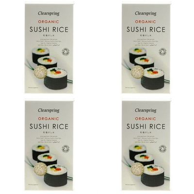 (4 PACK - Clearspring - Sushi Rice | 500g | 4 PACK BUNDLE