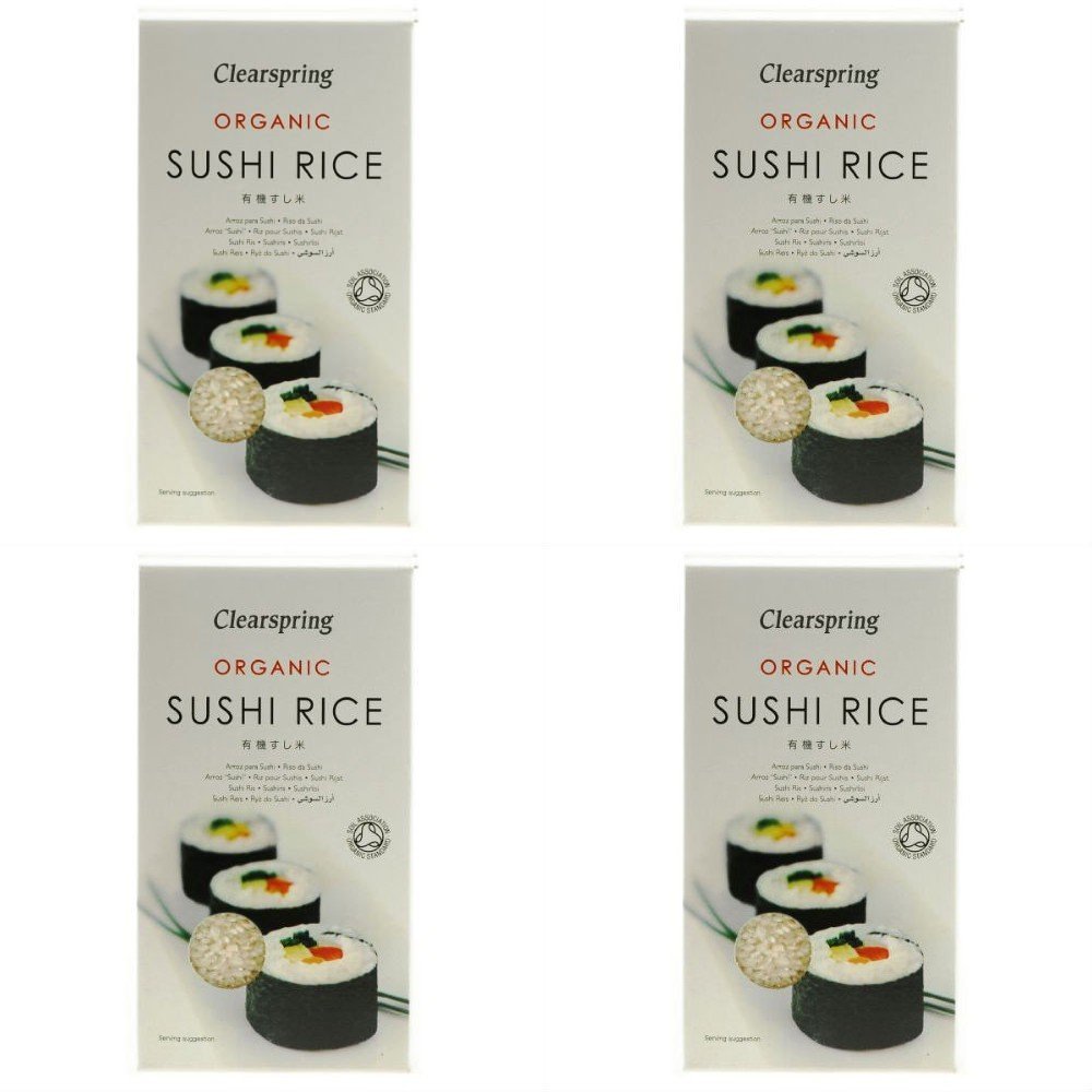 (4 PACK - Clearspring - Sushi Rice | 500g | 4 PACK BUNDLE