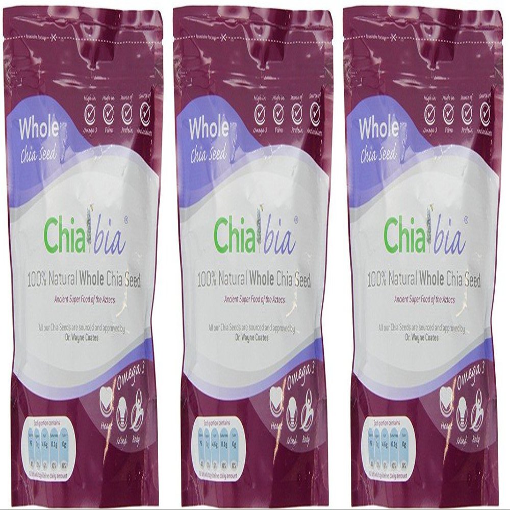 (3 PACK) - Chia Bia - Whole Chia Seed | 400g | 3 PACK BUNDLE