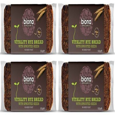 (4 Pack) - Biona - Org Sprout Mix Rye Bread | 500g | 4 Pack Bundle