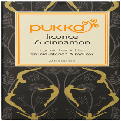 (12 PACK) - Pukka Herbs - Licorice & Cinnamon | 20 sachet | 12 PACK BUNDLE