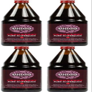 (4 PACK) - Biona - Organic Pure Cranberry Juice | 750ml | 4 PACK BUNDLE