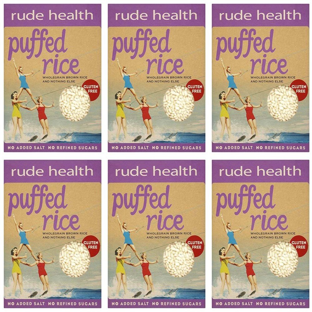 (6 PACK) - Rude Health - Puffed Brown Rice | 225g | 6 PACK BUNDLE