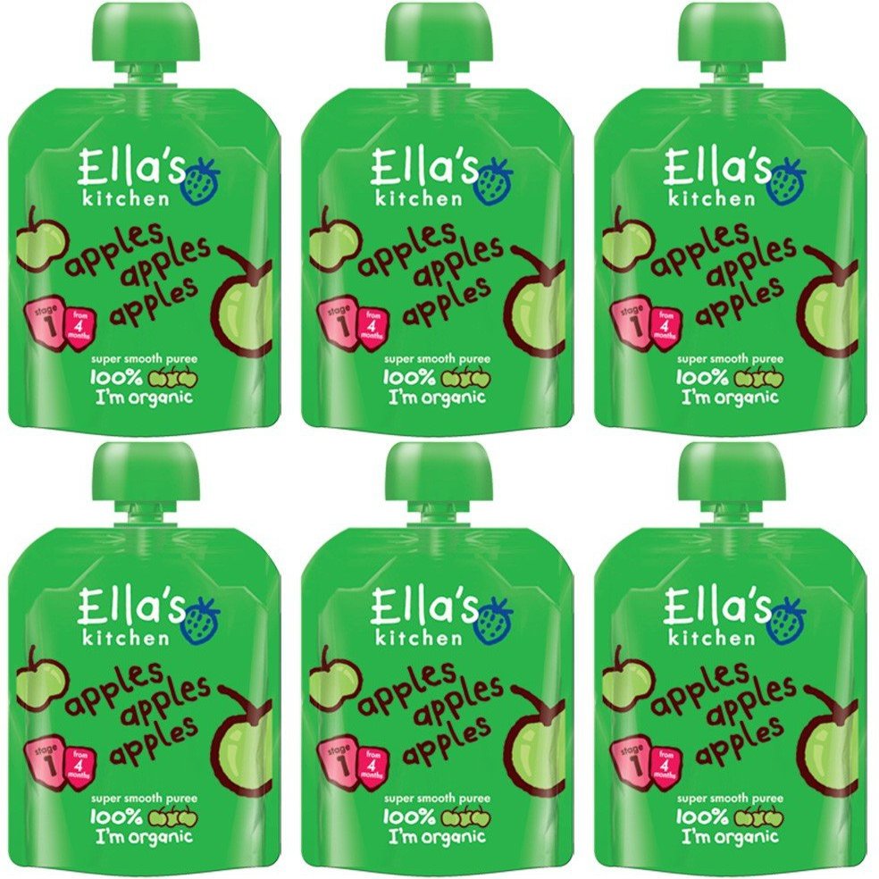 (6 PACK) - Ellas Kitchen - First Taste - Apples | 70g | 6 PACK BUNDLE