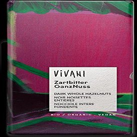 (12 PACK) - Vivani - Dark Whole Hazelnuts Chocolate | 100g | 12 PACK BUNDLE