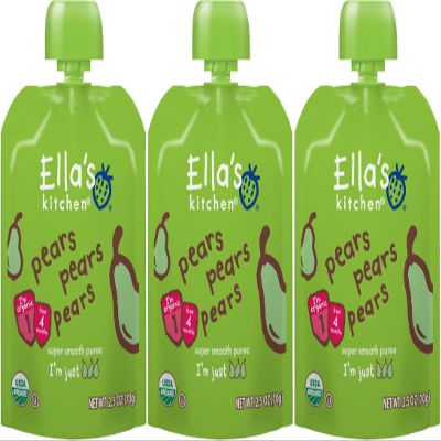 (3 PACK) - Ellas Kitchen - First Taste - Pears | 70g | 3 PACK BUNDLE