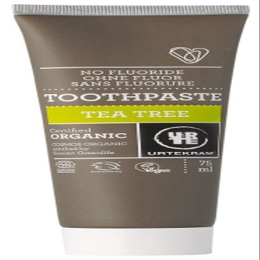 (6 PACK) - Urtekram - Organic Tea Tree Toothpaste | 75ml | 6 PACK BUNDLE