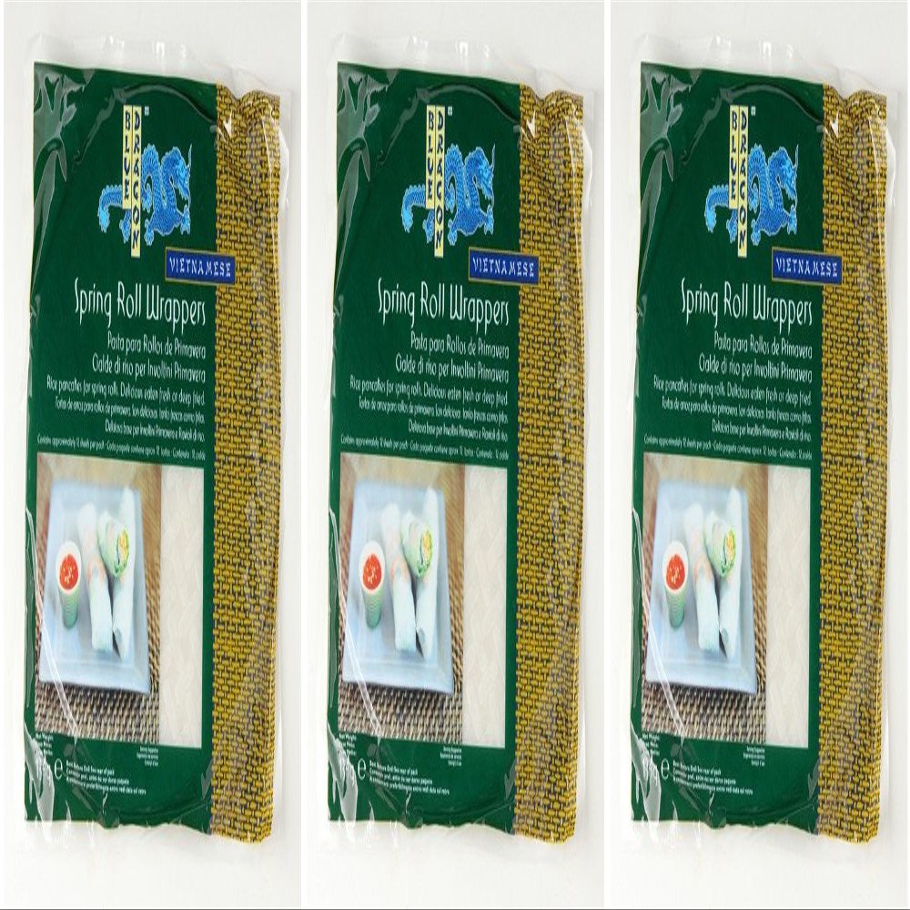 (3 PACK) - Blue Dragon - Spring Roll Wrappers | 134g | 3 PACK BUNDLE