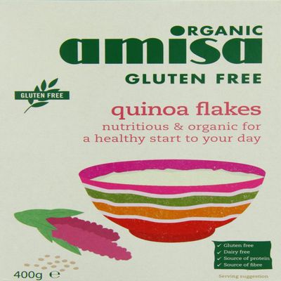(12 Pack) - Amisa - Oranic GF Quinoa Flakes | 400g | 12 Pack Bundle