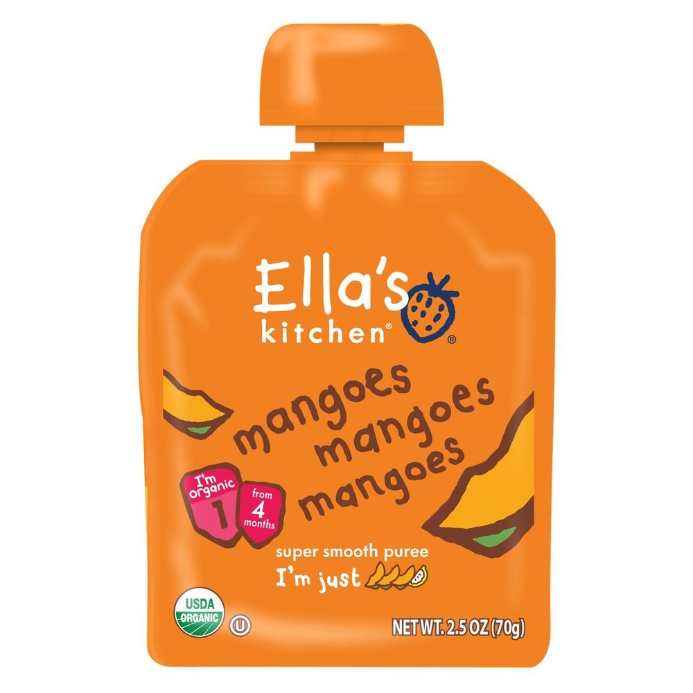 (3 PACK) - Ellas Kitchen - First Taste - Mangoes | 70g | 3 PACK BUNDLE