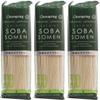 (3 PACK - Clearspring - OG skinny soba somen noodles | 200g | 3 PACK BUNDLE view 1